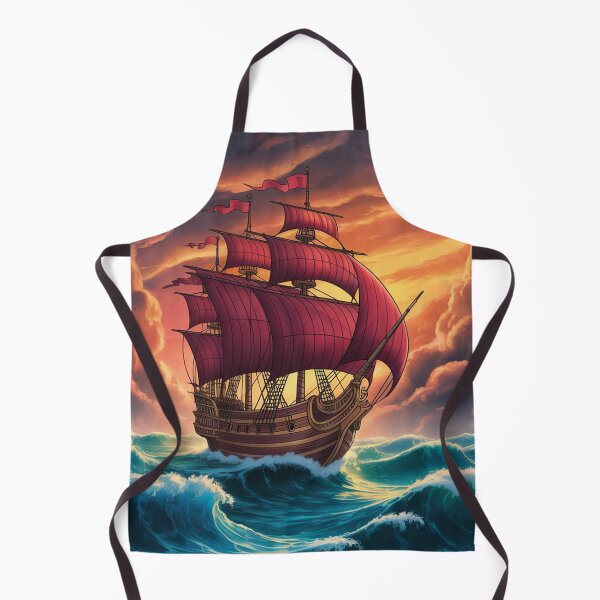 Item preview, А sailing ship with red sails. designed and sold by Lilashakti ⭐️ ⭐️ ⭐️ ⭐️ ⭐️.
