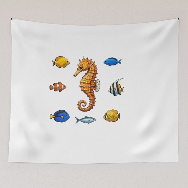 Item preview, Seahorse – Ocean Life Design designed and sold by Combat Skies.