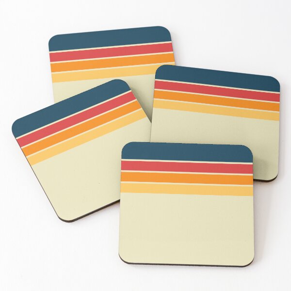 Item preview, Norwegian 70s Retro Stripes — Coastal Vintage designed and sold by FrescoDesign.
