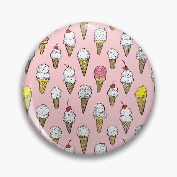 Item preview, Sweet Ice Cream Cones Pattern Dessert Lover designed and sold by NicolasGlowArt.