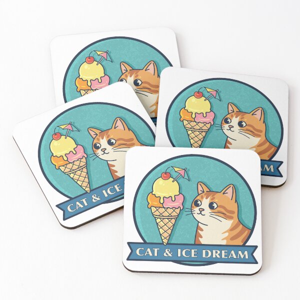 Item preview, Cat's Ice Cream Dream designed and sold by tviyluv.