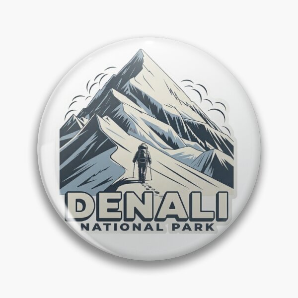 Item preview, Denali National Park Mountain Hiker Vintage Outdoor Adventure T-Shirt designed and sold by MerchlyMike.