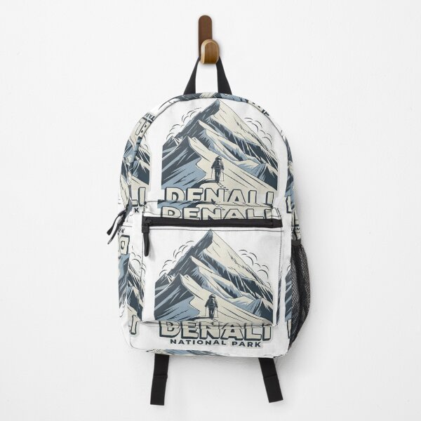 Item preview, Denali National Park Mountain Hiker Vintage Outdoor Adventure T-Shirt designed and sold by MerchlyMike.