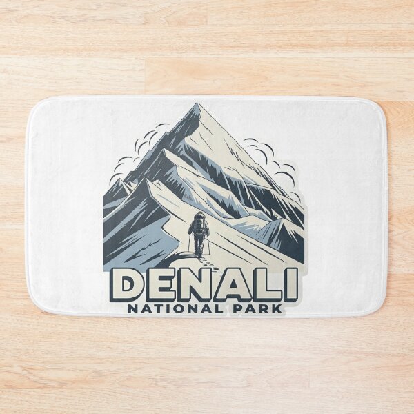Artikelvorschau, Denali Nationalpark Bergwanderer Vintage Outdoor-Abenteuer-T-Shirt entworfen und verkauft von MerchlyMike.