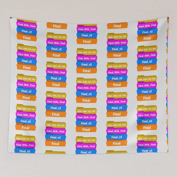 Item preview, Funny Graphic Designer Final File Name Folders Humor designed and sold by AkDesign022.
