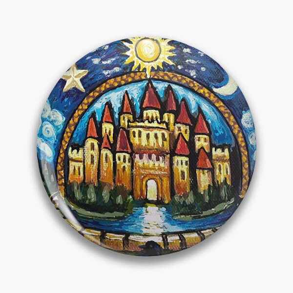 Item preview, The Golden Castle of the Self designed and sold by Soul Gardener.
