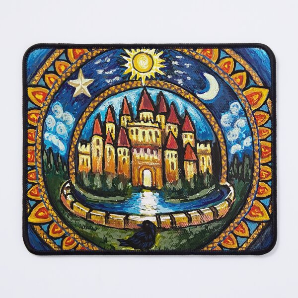 Item preview, The Golden Castle of the Self designed and sold by Soul Gardener.