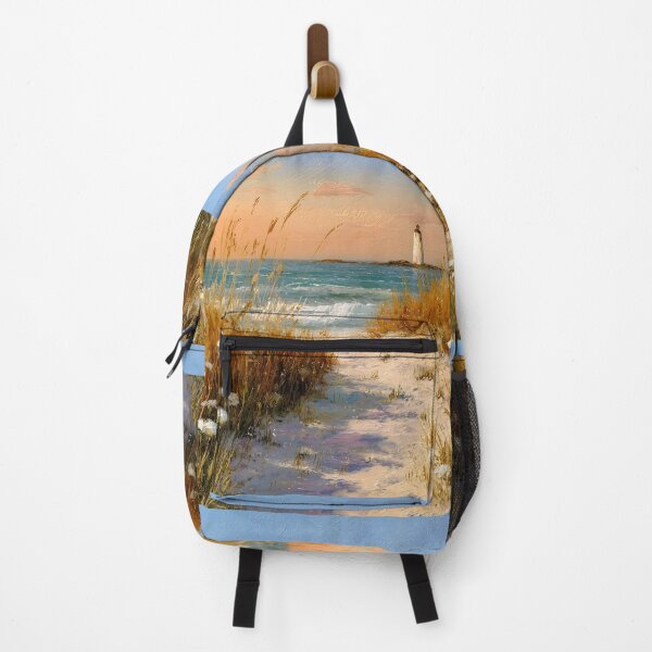 Item preview, Realism artwork of beachscape with lighthouse designed and sold by dcrc.