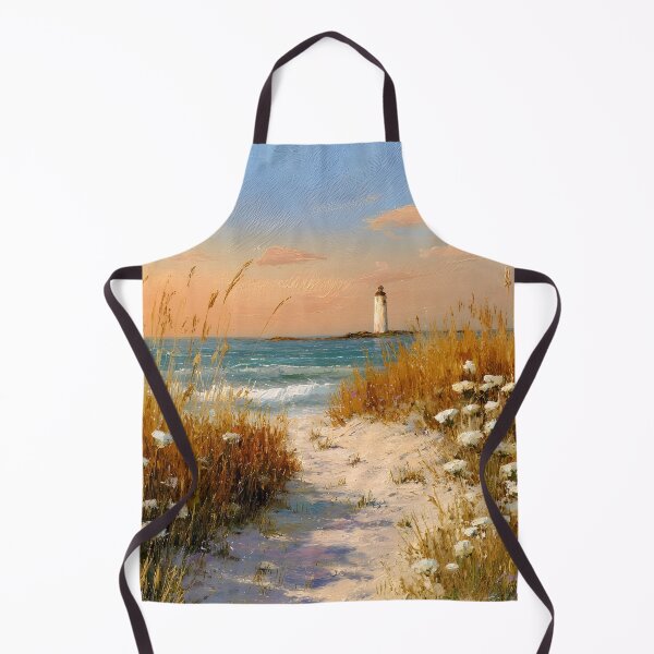 Item preview, Realism artwork of beachscape with lighthouse designed and sold by dcrc.