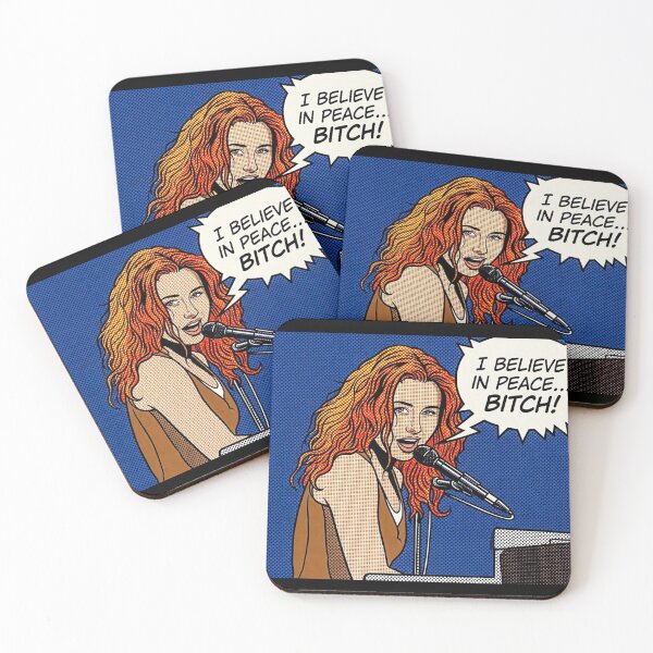 Item preview, TORI AMOS ~ The Waitress ~. Pop Art Cartoon designed and sold by TheLastGarden.