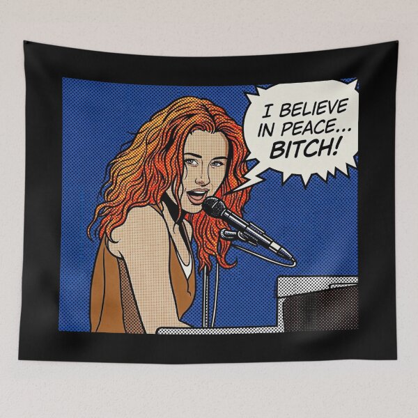 Item preview, TORI AMOS ~ The Waitress ~. Pop Art Cartoon designed and sold by TheLastGarden.