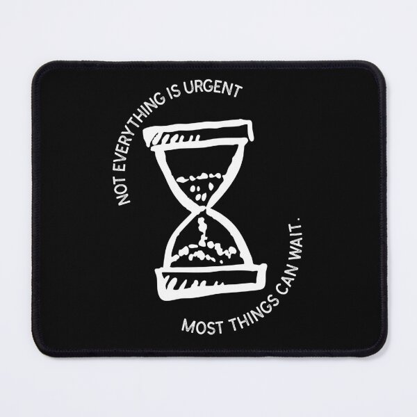 Item preview, Not Everything Is Urgent – Calm Reminder Typography Design designed and sold by Verdanova Lab.
