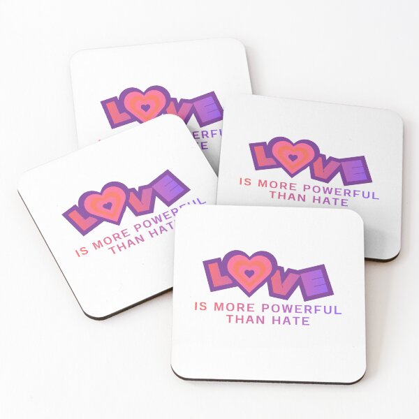 Item preview, Love Is More Powerful Than Hate designed and sold by BADCHANEL.