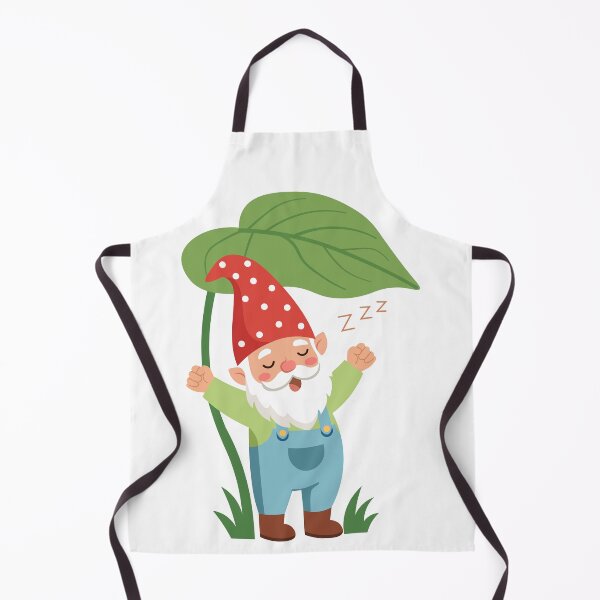 Item preview, Woodland Gnome Holding Green Leaf designed and sold by BetweenForms.