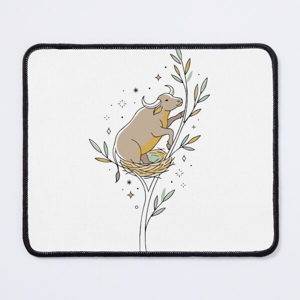 Item preview, Mystical Celestial Buffalo in Golden Nest Art designed and sold by BestChoiceService.