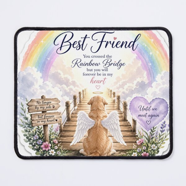 Item preview, Rainbow Bridge Dog Memorial designed and sold by DrakeDogShop.