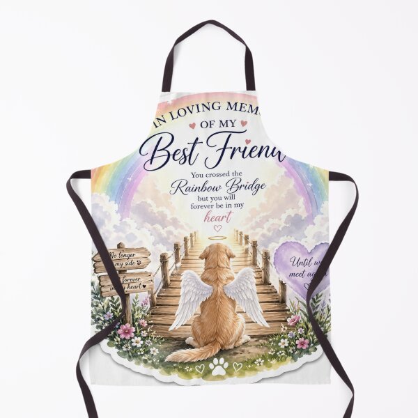 Item preview, Rainbow Bridge Dog Memorial designed and sold by DrakeDogShop.