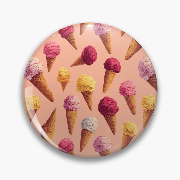 Item preview, Vibrant Ice Cream Cone Pattern Summer Treat designed and sold by NicolasGlowArt.