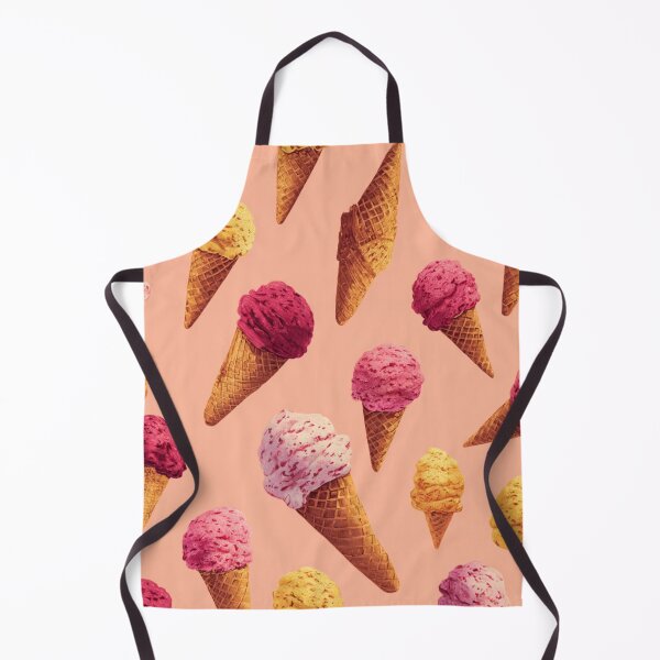 Item preview, Vibrant Ice Cream Cone Pattern Summer Treat designed and sold by NicolasGlowArt.