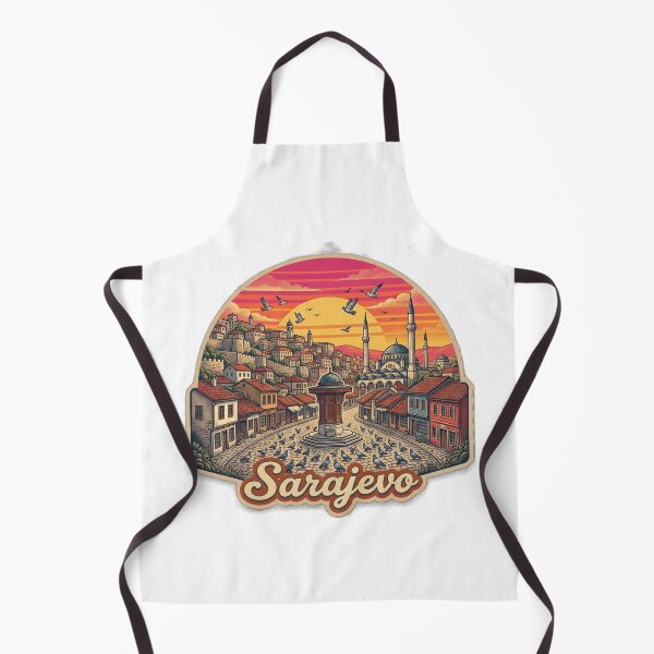 Item preview, Sarajevo Vintage Retro Travel Design designed and sold by MIArt Studio.