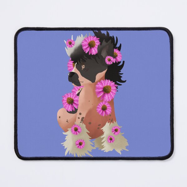 Item preview, Coneflowers x Chinese Crested designed and sold by Bre-Bug-242.