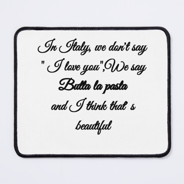 Item preview, In Italy we say Butta la pasta - Funny Italian Food Quote designed and sold by TheItaliandilemma.