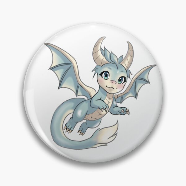 Item preview, Cute Air Dragon | Tiny Fantasy Dragon | Kawaii Dragon Art designed and sold by ToritheGoblin.