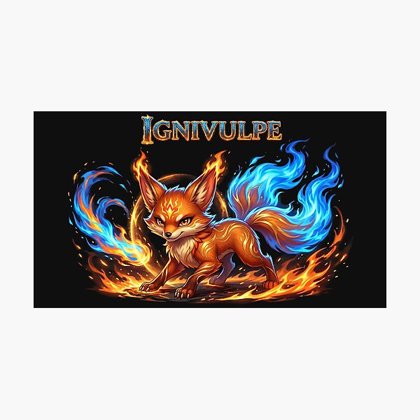 Item preview, Aethermon Original Anime Creature – Ignivulpe designed and sold by Aethermon.