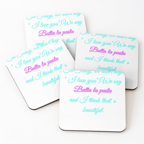 Item preview, In Italy we say Butta la pasta - Funny Italian Food Quote Pop Neon designed and sold by TheItaliandilemma.
