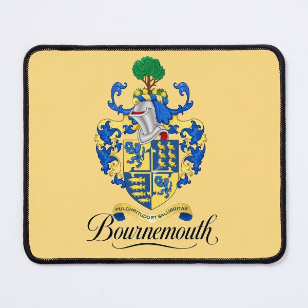 Item preview, Bournemouth Heraldic Elegance – Classic Coat of Arms on White designed and sold by Myōhō Print Co..