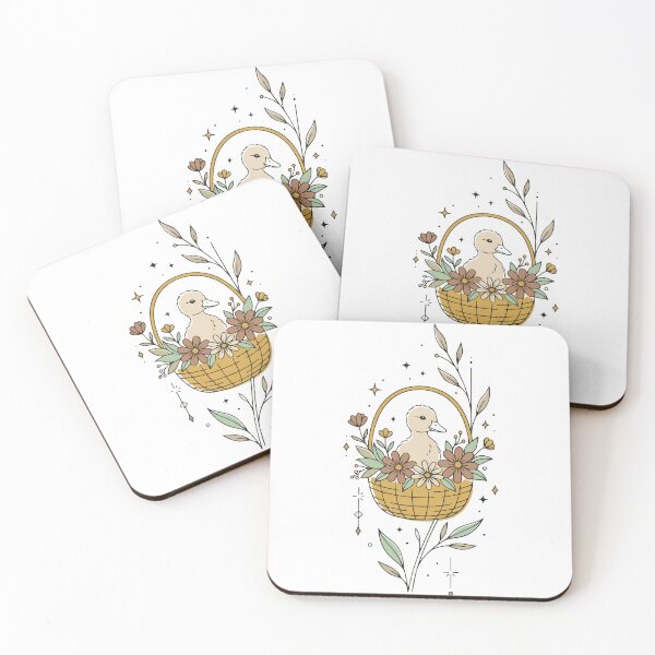 Item preview, Mystical Celestial Duckling in Flower Basket designed and sold by BestChoiceService.