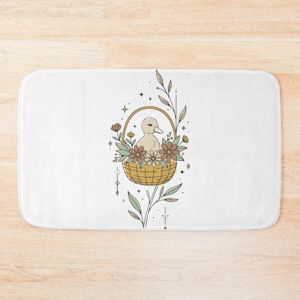 Item preview, Mystical Celestial Duckling in Flower Basket designed and sold by BestChoiceService.