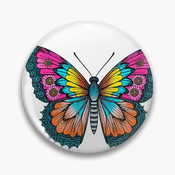 Item preview, butterfly and flower print designed and sold by TanyaLovus.