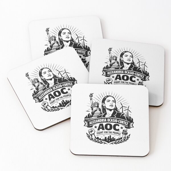 Item preview, AOC Fight For The People Progress Justice Equality designed and sold by Owcomm.