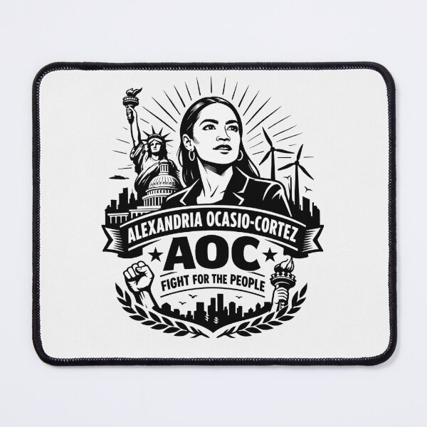 Item preview, AOC Fight For The People Progress Justice Equality designed and sold by Owcomm.