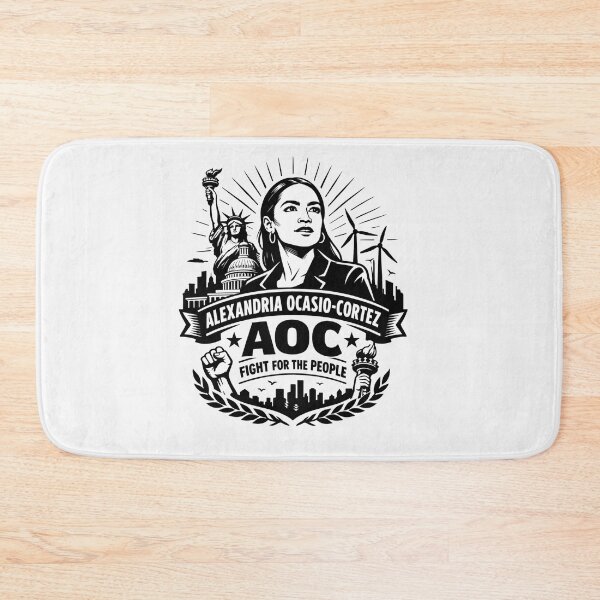 Item preview, AOC Fight For The People Progress Justice Equality designed and sold by Owcomm.