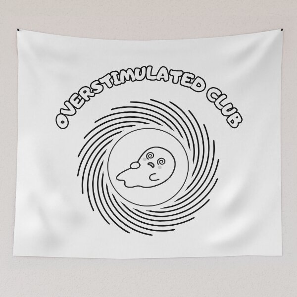 Item preview, Overstimulated Club. Sheet ghost designed and sold by uunaa.