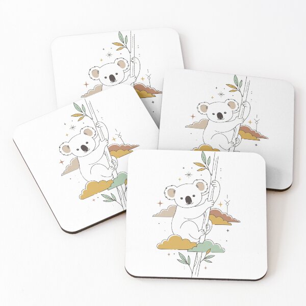 Item preview, Mystical Celestial Koala on Dreamy Clouds Art designed and sold by BestChoiceService.
