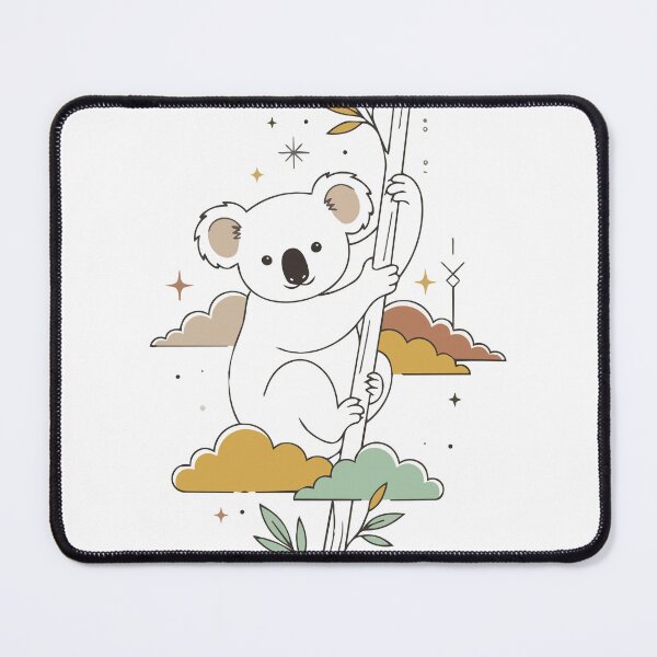 Item preview, Mystical Celestial Koala on Dreamy Clouds Art designed and sold by BestChoiceService.