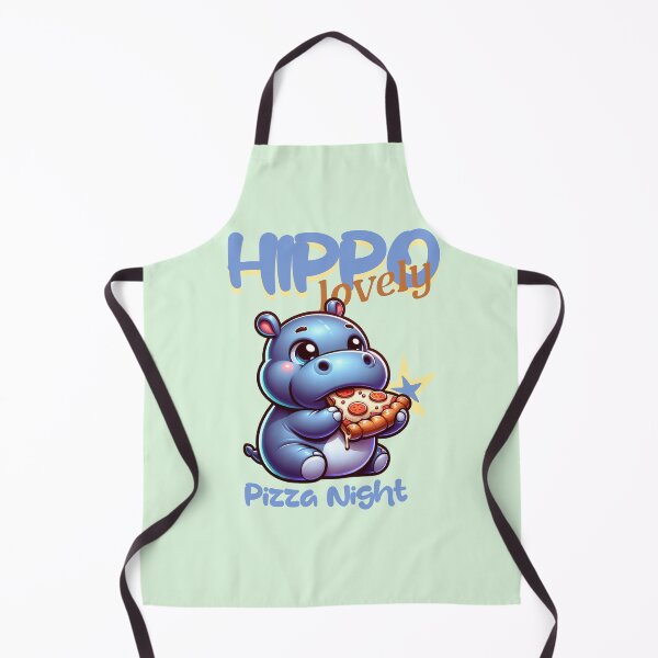 Item preview, cute hippo designed and sold by KIDS-PRINTS.