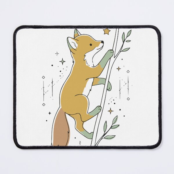 Item preview, Mystical Celestial Fox Climbing Starry Branch designed and sold by BestChoiceService.