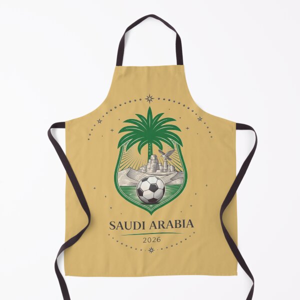Item preview, Saudi Arabia 2026 Football Supporters Vintage Palm Desert Soccer Fan Shirt designed and sold by Inner Flame Studio.