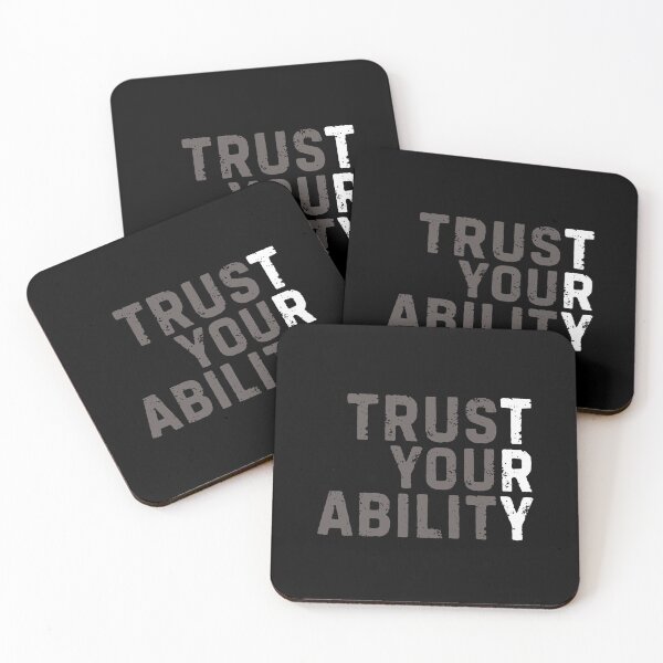 Item preview, Trust Your Ability Motivational Quote designed and sold by DemureArtsy.
