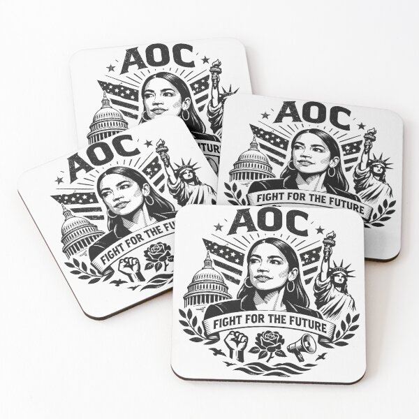 Item preview, AOC Fight For The Future Alexandria Ocasio-Cortez 2028 President designed and sold by Owcomm.