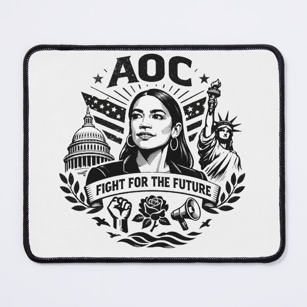 Item preview, AOC Fight For The Future Alexandria Ocasio-Cortez 2028 President designed and sold by Owcomm.