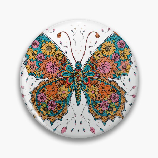 Item preview, butterfly and flower print designed and sold by TanyaLovus.