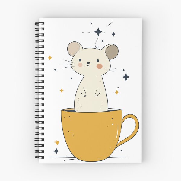 Item preview, Mystical Celestial Mouse in Yellow Teacup Art designed and sold by BestChoiceService.