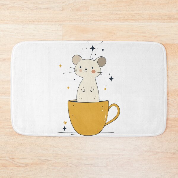 Item preview, Mystical Celestial Mouse in Yellow Teacup Art designed and sold by BestChoiceService.