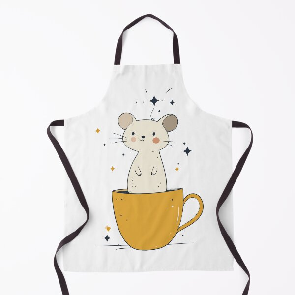 Item preview, Mystical Celestial Mouse in Yellow Teacup Art designed and sold by BestChoiceService.