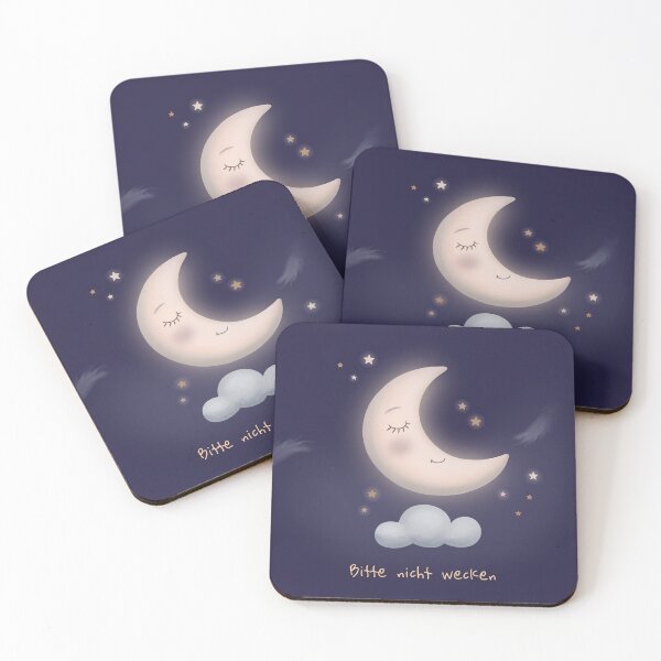 Item preview, Sleeping Moon - Good Night designed and sold by FehlingMedia.